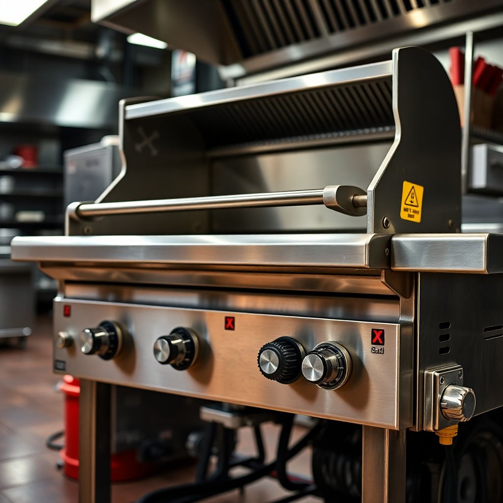 Parrilla Industrial 4 Quemadores
