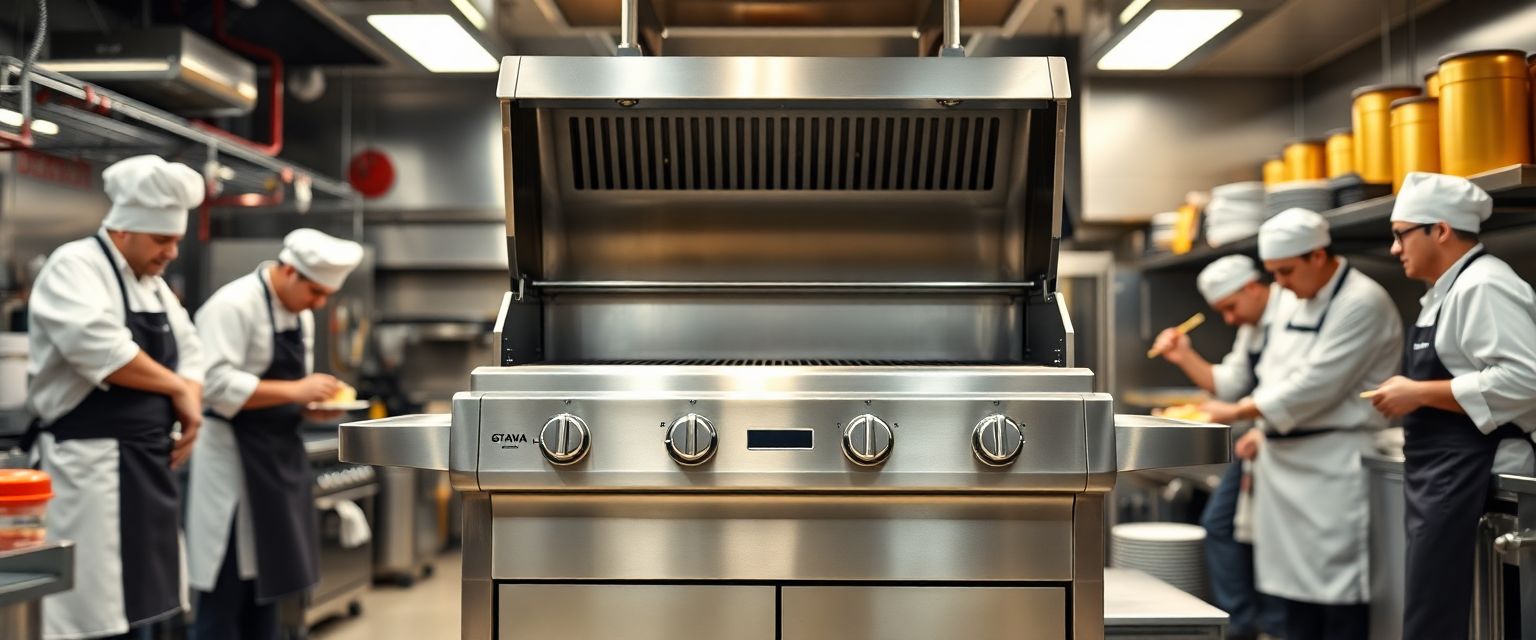 Parrilla Industrial 4 Quemadores